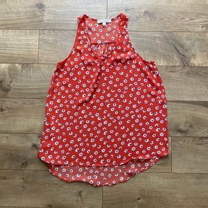 Flower patterned blouse